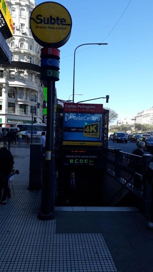 Que Mejor Vista Del Obelisco Piso A La Calle Corrientes Buenos Aires Exterior photo